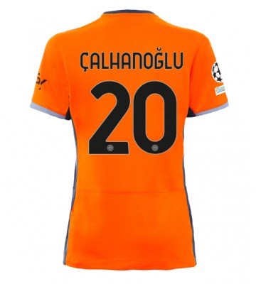 Inter Milan Hakan Calhanoglu #20 Replika Tredjetrøje Dame 2023-24 Kortærmet